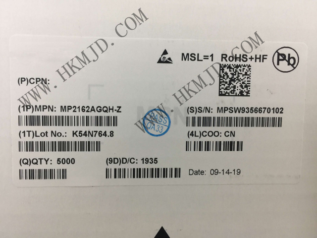 MPS MP2162AGQH MP2162AGQH-Z 降壓型開(kāi)關(guān)穩(wěn)壓器