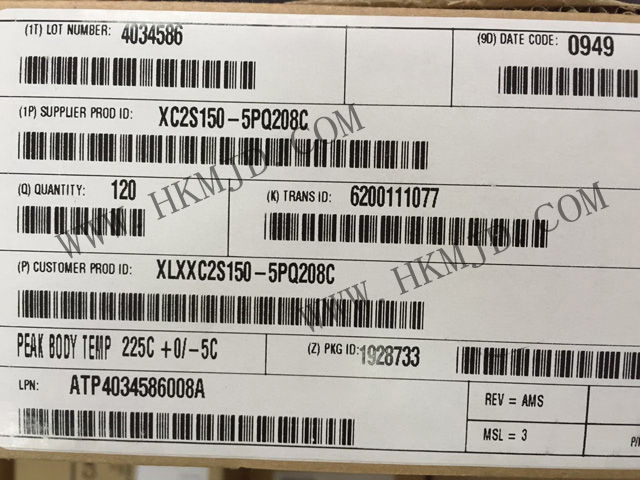 供應(yīng)邏輯IC XC2S150-5PQ208C FPGA - 現(xiàn)場(chǎng)可編程門陣列