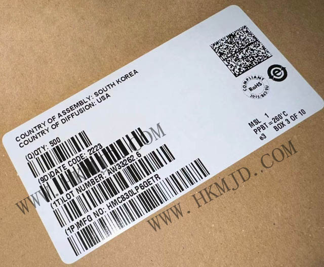 HMC830LP6GETR 一款低噪聲、寬帶、分?jǐn)?shù)-N 鎖相環(huán) (PLL)
