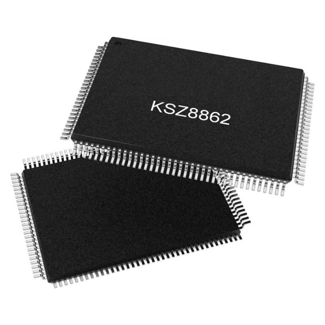 供應，回收【Microchip】KSZ8862-32MQL 雙端口以太網(wǎng)交換機，帶光纖支持