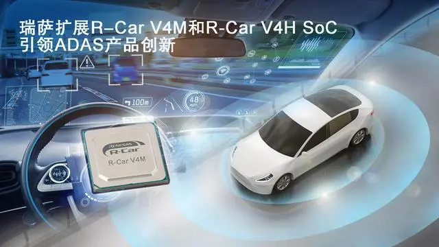 瑞薩推出高能效第四代R-Car車用SoC—R-Car V4M系列，引領ADAS產品創(chuàng)新