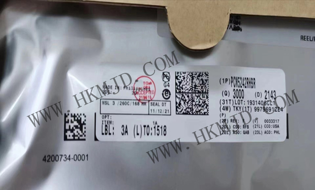 PCM5242RHBR (TI) 4.2VRMS DirectPath?、32 位、384kHz、114dB 音頻立體聲 DAC