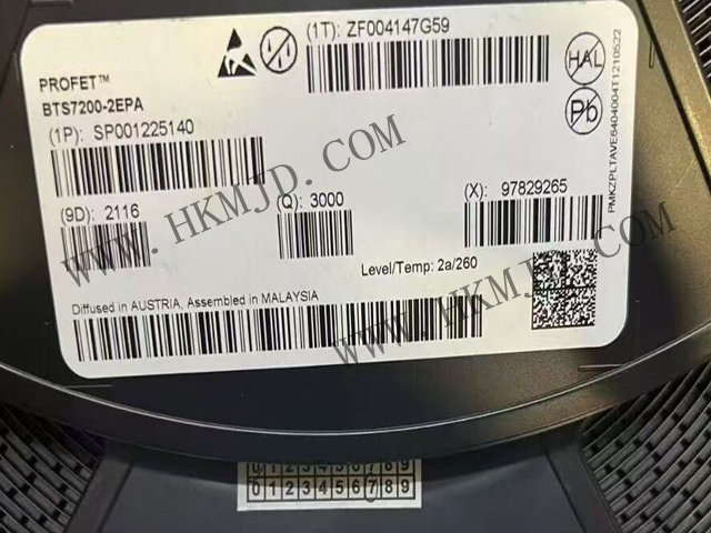 英飛凌 BTS7200-2EPA 12 V | 66.5mΩ | 1.2A | 2 通道智能高壓側(cè)電源開(kāi)關(guān)