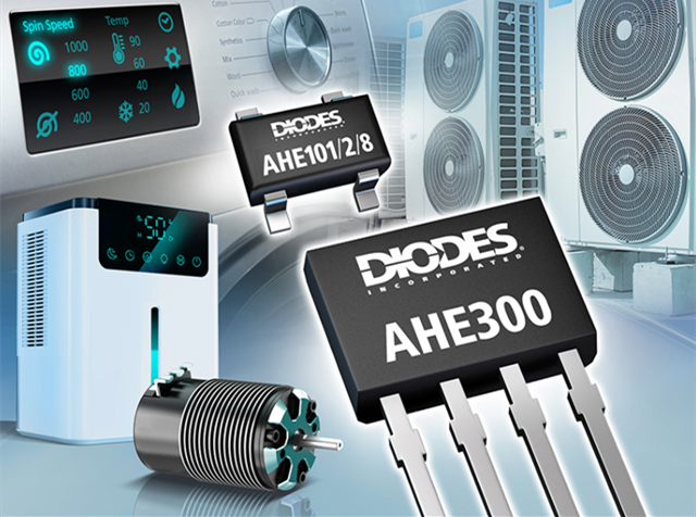 Diodes 公司推出先進的銻化銦霍爾器件傳感器，適用于旋轉(zhuǎn)和電流檢測產(chǎn)品應(yīng)用