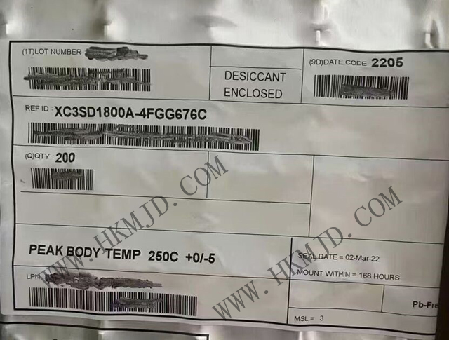 長期穩(wěn)定供應XILINX XC3SD1800A-4FGG676C FPGA（現(xiàn)場可編程門陣列）