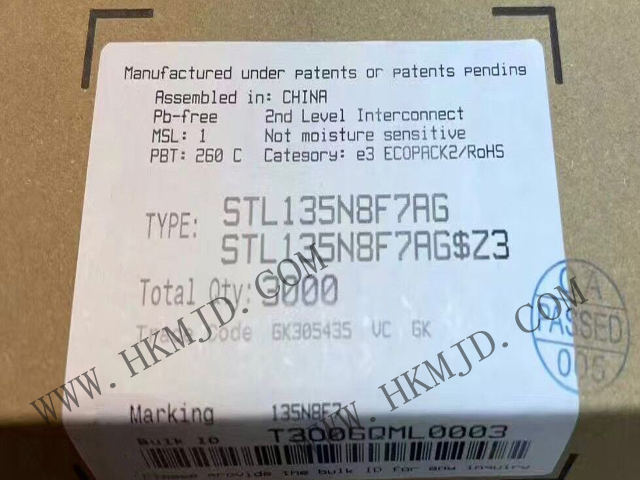 明佳達電子供應 ST【STL135N8F7AG】STripFET? F7 功率 MOSFET 晶體管
