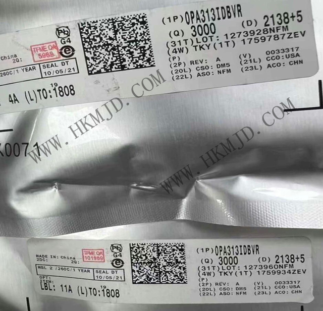 【TI 放大器】出售 OPA313IDBVR 低噪聲、單通道CMOS運(yùn)算放大器