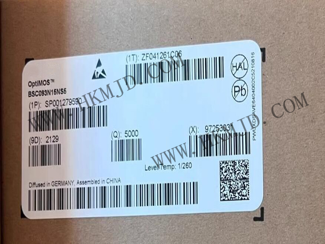 英飛凌BSC093N15NS5 OptiMOS?5 150V功率MOSFET，超低導(dǎo)通電阻9.3mΩ