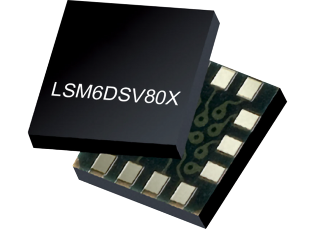 ST新品LSM6DSV80XTR-6軸IMU（慣性測(cè)量單元），高達(dá)80G值加速度計(jì)