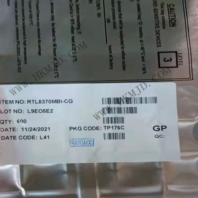Realtek RTL8370MBI 高性能8+2端口千兆以太網(wǎng)交換芯片，明佳達電子現(xiàn)貨供應(yīng)