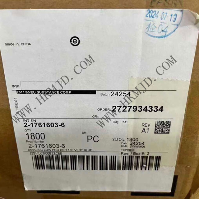 現(xiàn)貨供應(yīng) TE Connectivity AMP-LATCH? 2-1761603-6 線對(duì)板連接器